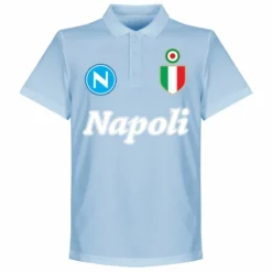 Neapel Team Polo Shirt - Hellblau