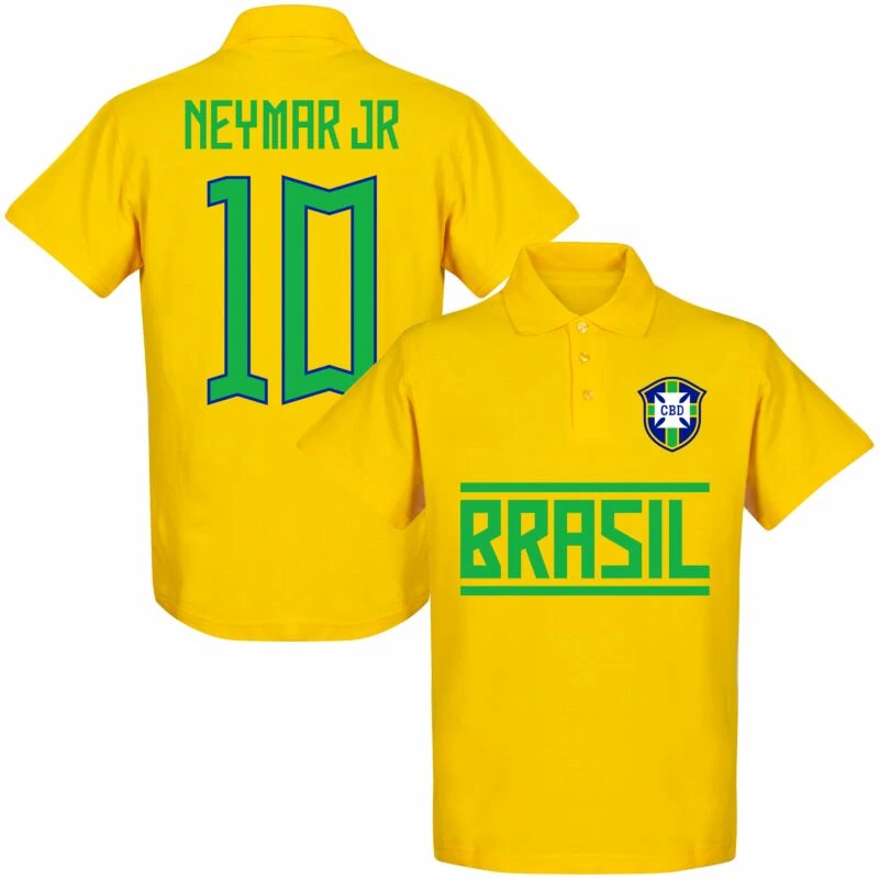 Brasilien Team Neymar Jr 10 Polo - Gelb 1 Brasilien Team Neymar Jr 10 Polo - Gelb
