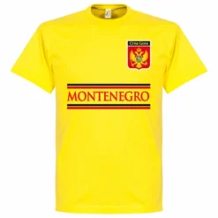Montenegro Team T-Shirt - Gelb
