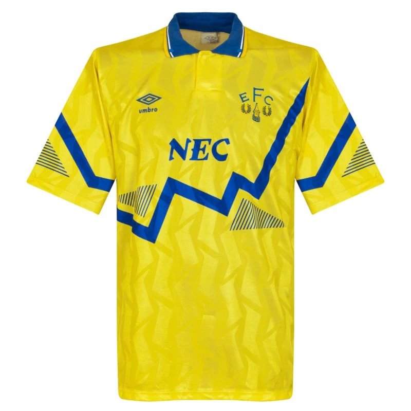 Umbro Everton 1990-1992 Away Trikot. Gebrauchter Zustand (schlecht) - Gr.XL 1 Umbro Everton 1990-1992 Away Trikot. Gebrauchter Zustand (schlecht) - Gr.XL