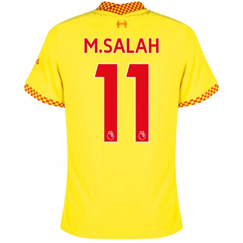 Nike Liverpool Dri-fit ADV 3. M.Salah 11 Trikot 2021-2022 (Premier League Beflockung) 2 Nike Liverpool Dri-fit ADV 3. M.Salah 11 Trikot 2021-2022 (Premier League Beflockung) – Bild 2