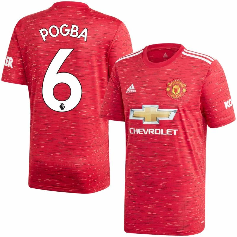 Adidas Man Utd Pogba 6 Home Trikot 2020-2021 1 Adidas Man Utd Pogba 6 Home Trikot 2020-2021