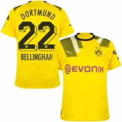 Puma Borussia Dortmund Home Cup Bellingham 22 Trikot 2022-2023 (Offizielle Beflockung)