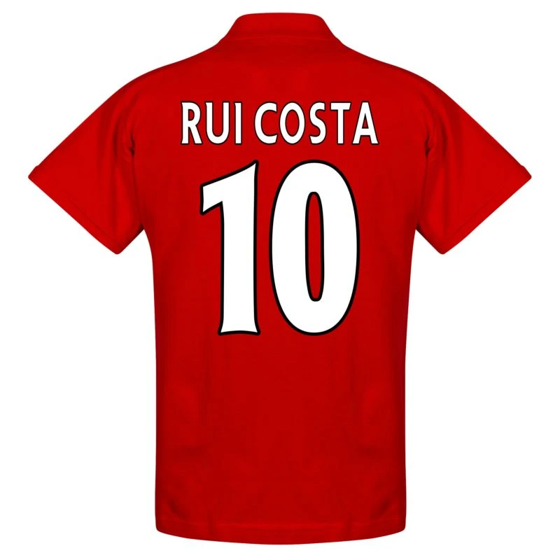 Benfica Rui Costa Team Polo Shirt - Rot 2 Benfica Rui Costa Team Polo Shirt - Rot – Bild 2