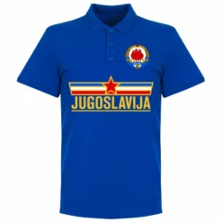Yugoslavia Team Polo Shirt - Blau