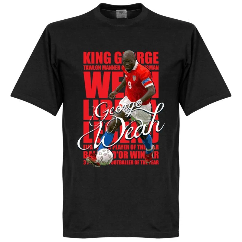 George Weah Legend T-Shirt - Schwarz 1 George Weah Legend T-Shirt - Schwarz