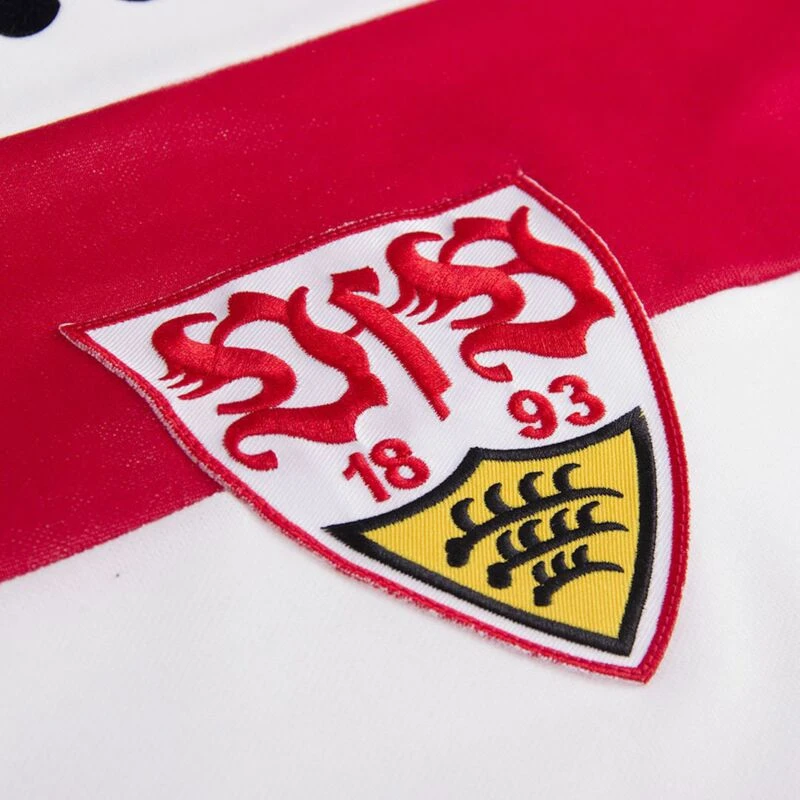 Copa VFB Stuttgart Home No. 7 Retro Trikot 1977-1978 (Retro Filz-Spielerbeflockung) 4 Copa VFB Stuttgart Home No. 7 Retro Trikot 1977-1978 (Retro Filz-Spielerbeflockung) – Bild 4