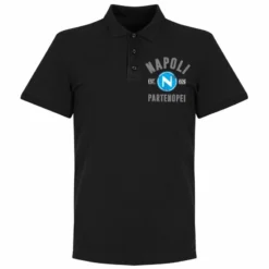 Neapel Established Crest Polo - Schwarz