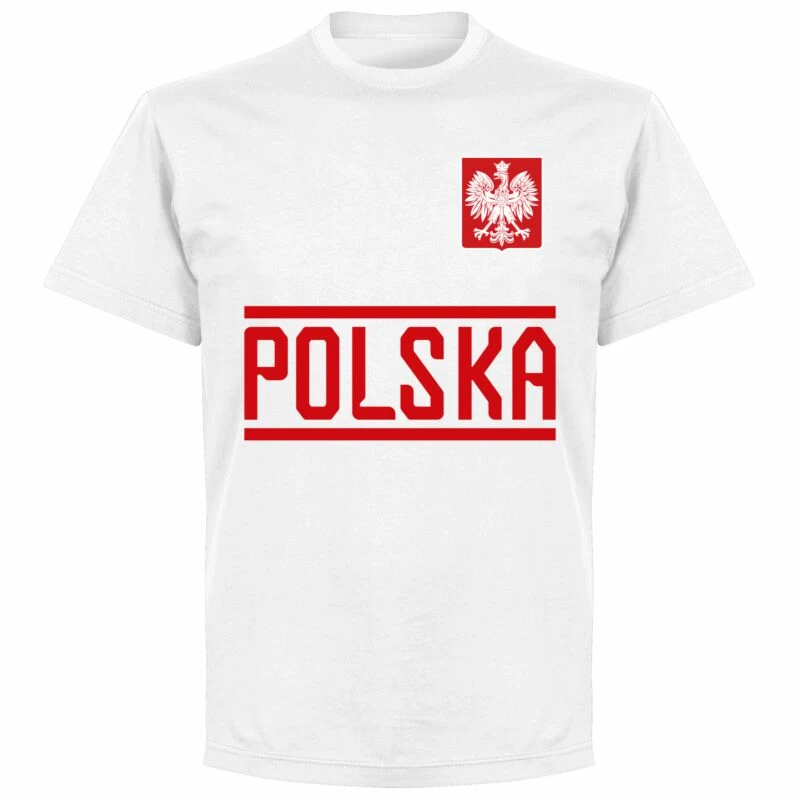 Polen Team Lewandowski 9 BOYS T-shirt - Weiß 3 Polen Team Lewandowski 9 BOYS T-shirt - Weiß – Bild 3