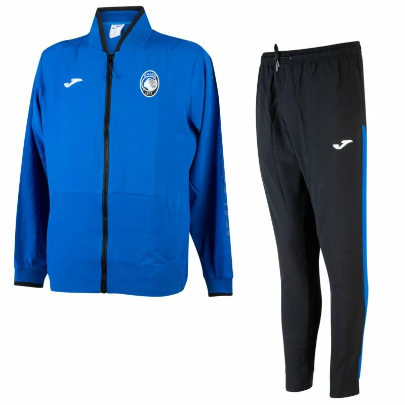 Joma Atalanta Free Time Trainingsanzug - Blau/schwarz 2021-2022 1 Joma Atalanta Free Time Trainingsanzug - Blau/schwarz 2021-2022