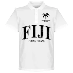 Fiji Rugby Polo Shirt - Weiß
