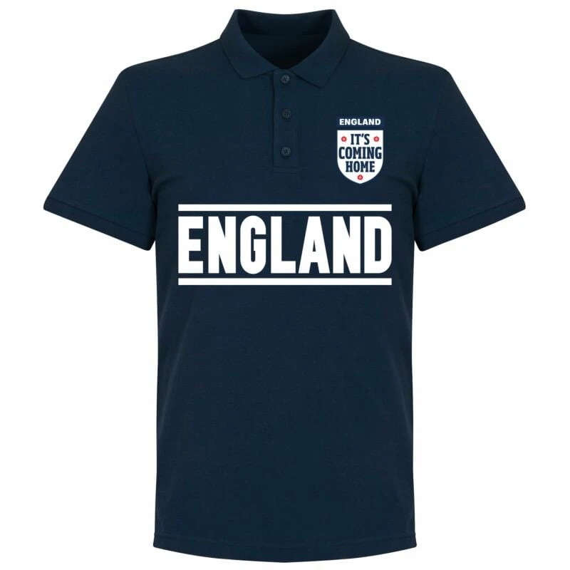 England Grealish Team Polo - Blau 3 England Grealish Team Polo - Blau – Bild 3