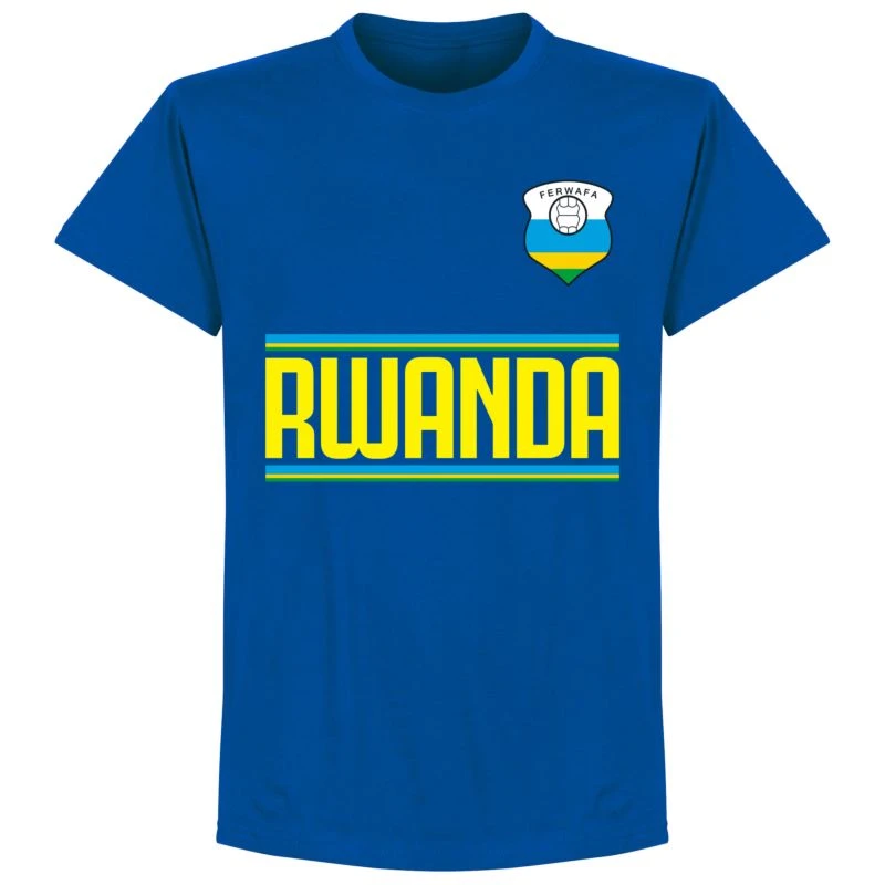 Ruanda Team T-Shirt - Blau 1 Ruanda Team T-Shirt - Blau