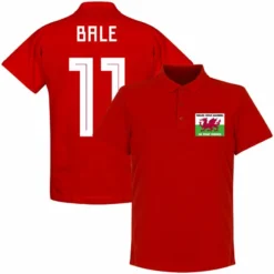 Wales, Golf, Madrid, In That Order Bale 11 Polo Shirt - Rot