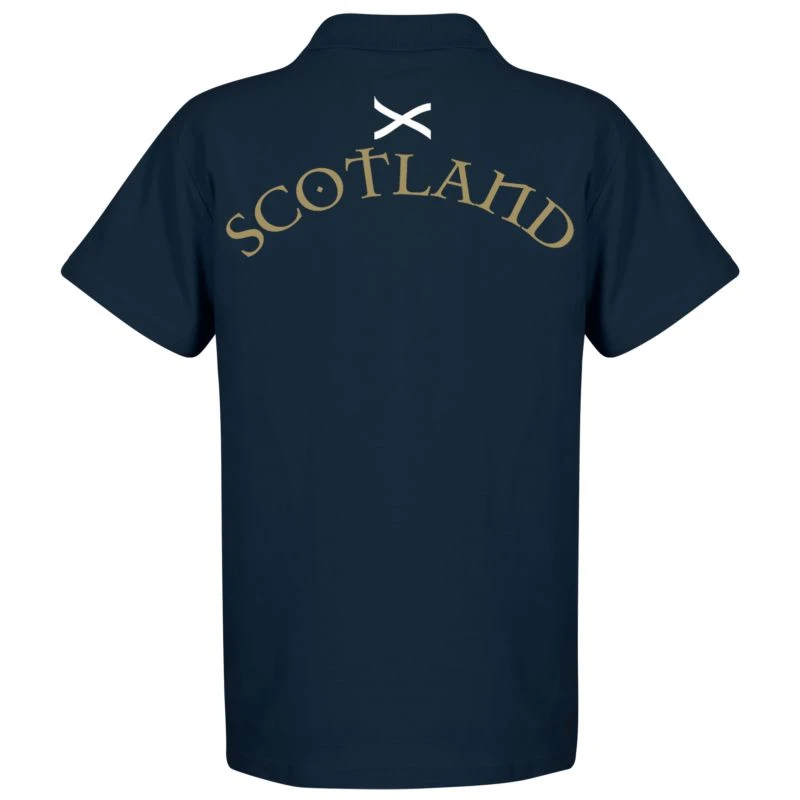 Schottland The Brave Polo Shirt - Navy 3 Schottland The Brave Polo Shirt - Navy – Bild 3