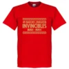 The Invincibles 49 Unbeaten T-shirt - Rot