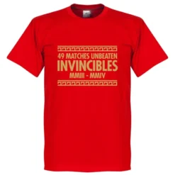 The Invincibles 49 Unbeaten T-shirt - Rot