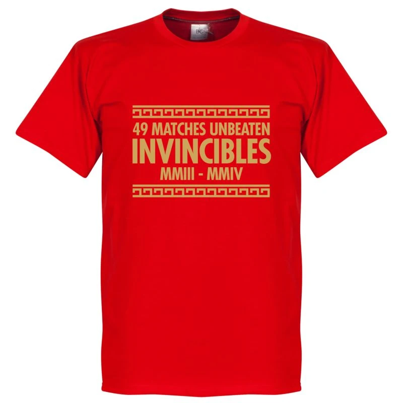 The Invincibles 49 Unbeaten T-shirt - Rot 1 The Invincibles 49 Unbeaten T-shirt - Rot