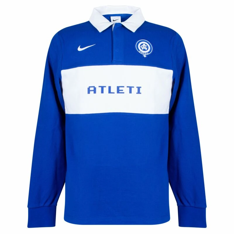 Nike Atletico Madrid Dri-Fit 120th Stadium Anniversary L/S Polo 2023-2024 1 Nike Atletico Madrid Dri-Fit 120th Stadium Anniversary L/S Polo 2023-2024