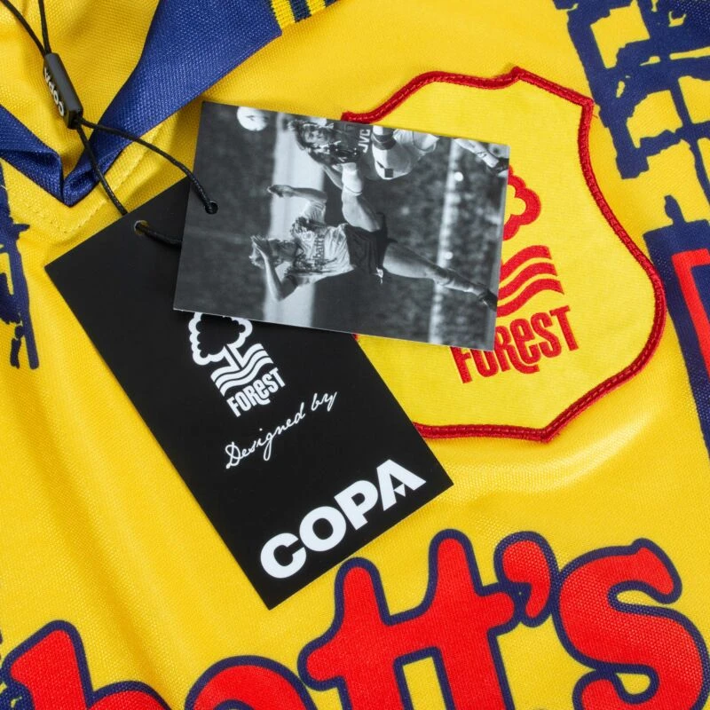 Copa Nottingham Forest Away Pearce 3 Retro Trikot 1995-1997 (Retro Flex Beflockung) 4 Copa Nottingham Forest Away Pearce 3 Retro Trikot 1995-1997 (Retro Flex Beflockung) – Bild 4