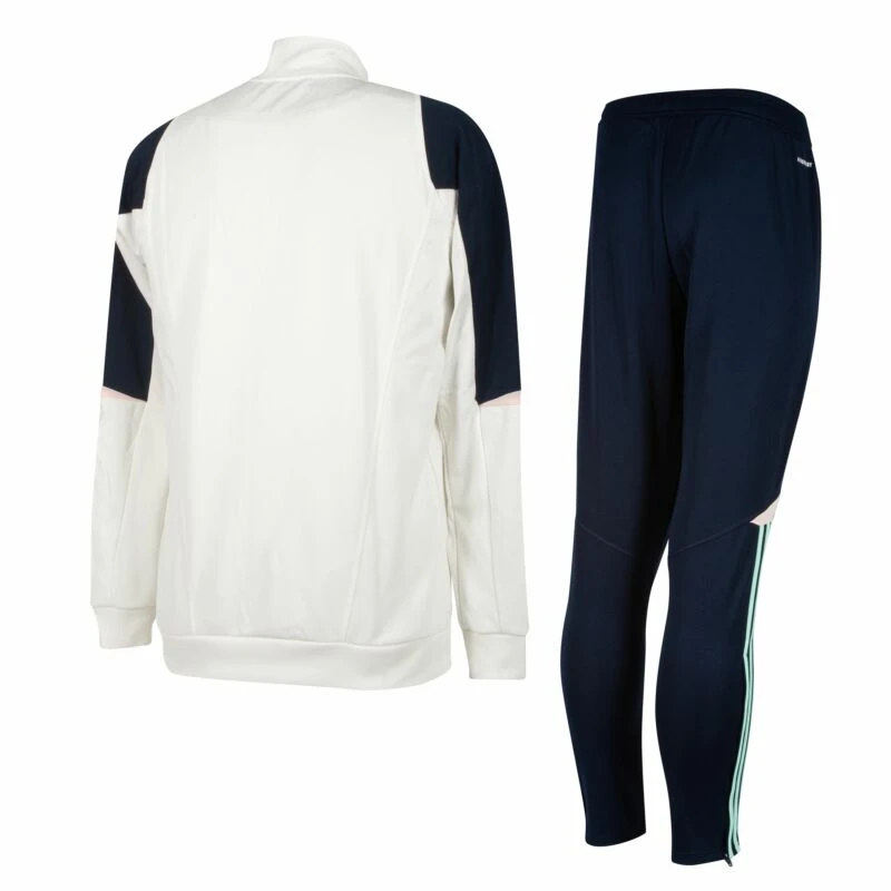 Adidas Ajax Presentation Trainingsanzug - Weiß/marine 2023-2024 2 Adidas Ajax Presentation Trainingsanzug - Weiß/marine 2023-2024 – Bild 2