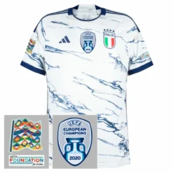 Adidas Italien Away Trikot 2023-2024 Inkl. Nations League Logo Set