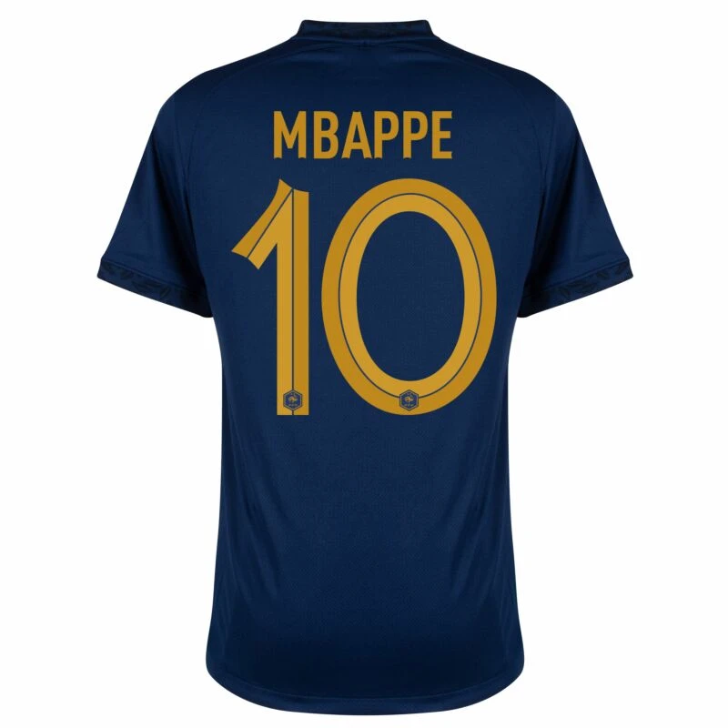 Nike Frankreich Home Mbappe 10 Trikot 2022-2023 (Offizielle Beflockung) 2 Nike Frankreich Home Mbappe 10 Trikot 2022-2023 (Offizielle Beflockung) – Bild 2