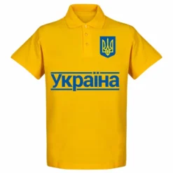 Ukraine Team Polo Shirt - Gelb