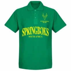 Südafrika Springboks Rugby Polo Shirt - Grün