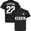 Betis Team Emerson 22 T-shirt- Schwarz