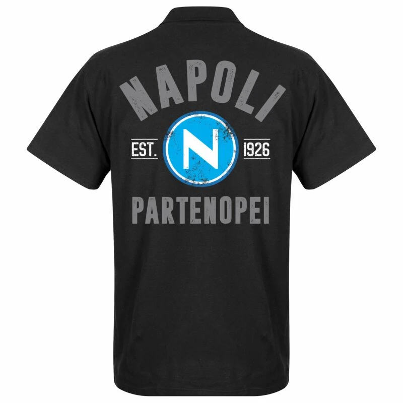 Neapel Established Double Crested Polo Shirt - Schwarz 3 Neapel Established Double Crested Polo Shirt - Schwarz – Bild 3