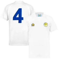 Score Draw Admiral Leeds United Retro Home Nr.4 Trikot 1973-1974