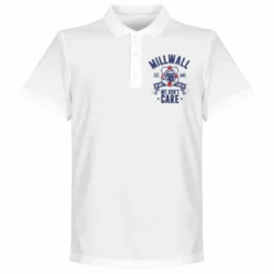 Millwall We Don't Care Polo Shirt - Weiß