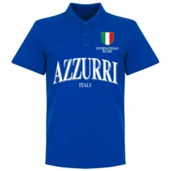Italien Rugby Polo Shirt - Blau
