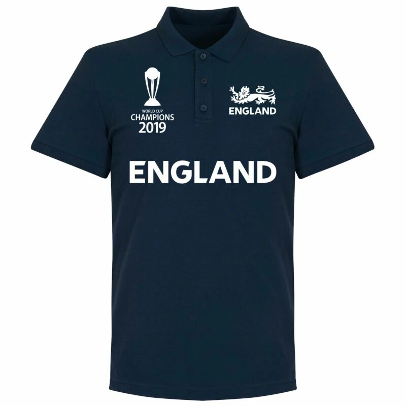England Cricket World Cup Winners Squad Polo Shirt - Navy 3 England Cricket World Cup Winners Squad Polo Shirt - Navy – Bild 3