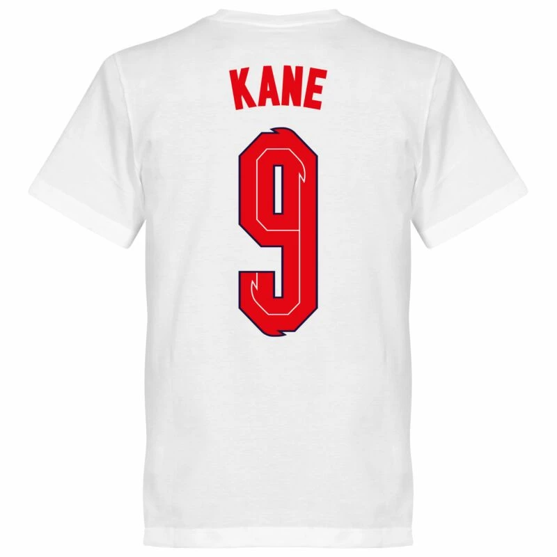 England Kane 9 Team T-shirt - Weiß 2 England Kane 9 Team T-shirt - Weiß – Bild 2