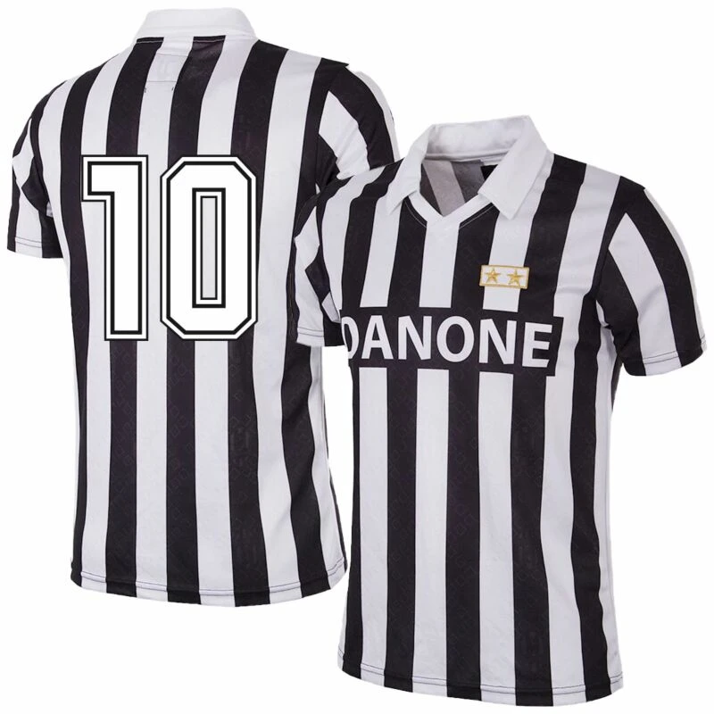 Copa 92-93 Juventus No 10 Home Retro Trikot 1 Copa 92-93 Juventus No 10 Home Retro Trikot
