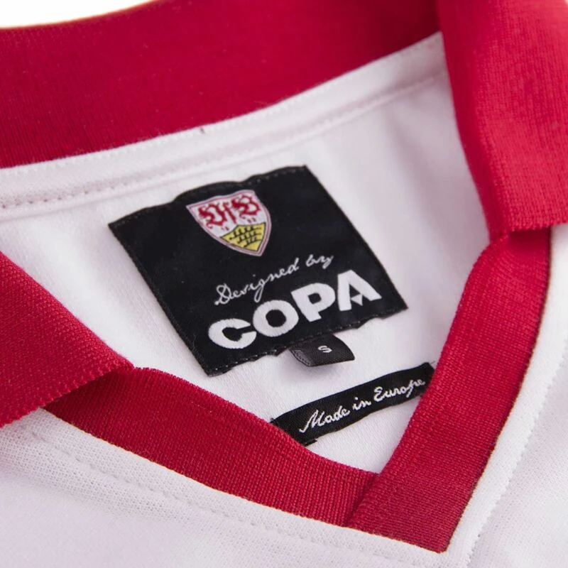 Copa VFB Stuttgart Home No. 7 Retro Trikot 1977-1978 (Retro Filz-Spielerbeflockung) 5 Copa VFB Stuttgart Home No. 7 Retro Trikot 1977-1978 (Retro Filz-Spielerbeflockung) – Bild 5