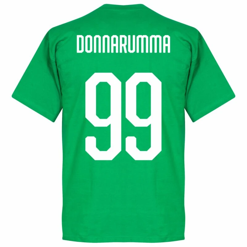 Mailand Donnarumma 99 Team T-Shirt - Grün 2 Mailand Donnarumma 99 Team T-Shirt - Grün – Bild 2