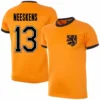 Copa Holland Home Neeskens 13 Retro Trikot WM 1978 (Retro Filz-Spielerbeflockung)