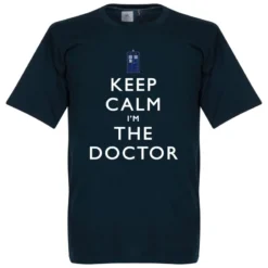 Keep Calm I'm The Doctor BOYS T-Shirt - Navy