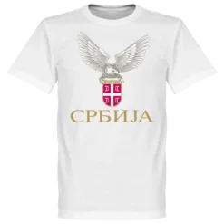 Serbien Crest T-Shirt - Weiß