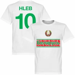 Weißrussland Team T-Shirt - Weiß + Hleb 10