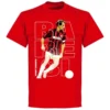 Baresi Short Shorts T-shirt - Rot