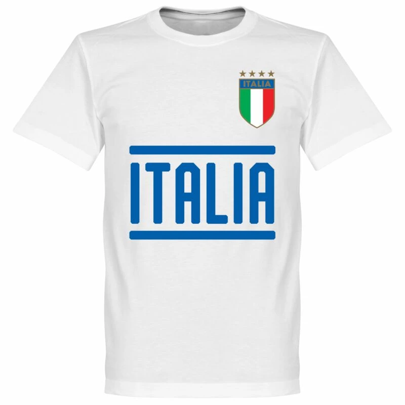 Italien Totti 10 Team T-Shirt - Weiß 3 Italien Totti 10 Team T-Shirt - Weiß – Bild 3