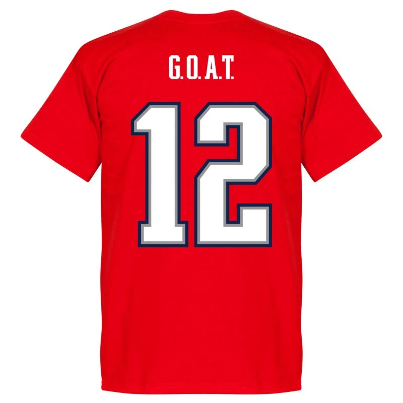 G.O.A.T #12 T-Shirt - Rot 3 G.O.A.T #12 T-Shirt - Rot – Bild 3
