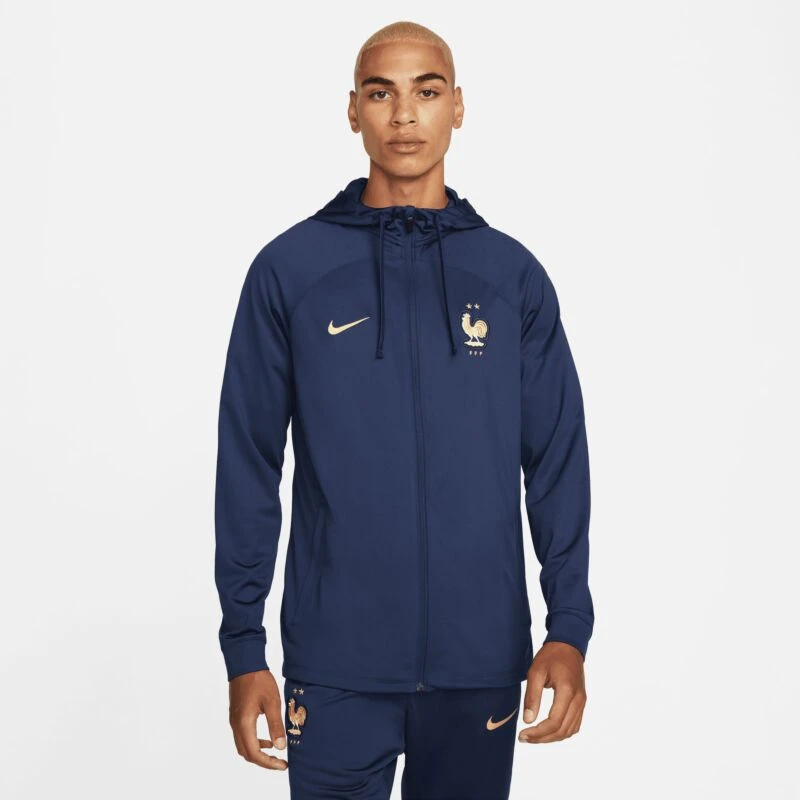 Nike Frankreich Dri-Fit Strike Trainingsanzug - Marine/gold 2022-2023 3 Nike Frankreich Dri-Fit Strike Trainingsanzug - Marine/gold 2022-2023 – Bild 3