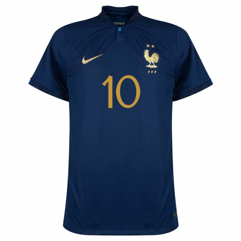 Nike Frankreich Home Mbappe 10 Trikot 2022-2023 (Offizielle Beflockung) 3 Nike Frankreich Home Mbappe 10 Trikot 2022-2023 (Offizielle Beflockung) – Bild 3