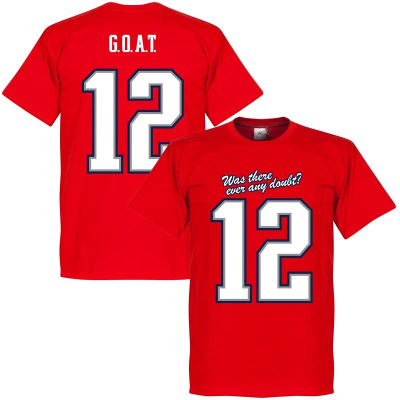 G.O.A.T #12 T-Shirt - Rot 1 G.O.A.T #12 T-Shirt - Rot