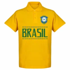 Brasilien Team Polo Shirt - Gelb